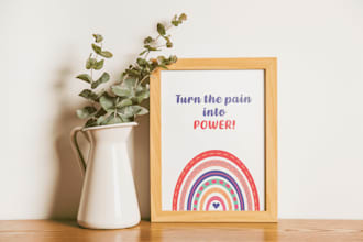 design motivational quotes printable wall art for etsy