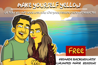 create a custom yellow character