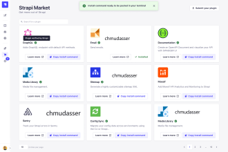 develop your admin panel