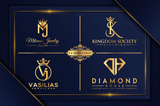 do luxury, crown, minimalist and jewelry logo