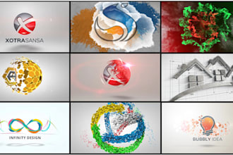 create a professional custom logo animation