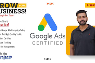setup and manage high performing google ads PPC campaigns
