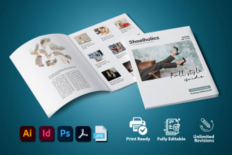 product brochure catalog, sell sheet, one pager, catalogue design