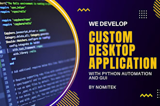 develop custom software application and automation