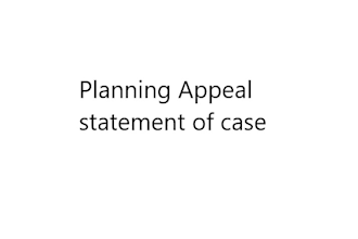 prepare a planning appeal statement on your behalf