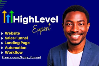 gohighlevel landing page gohighlevel sales funnel go high level website expert