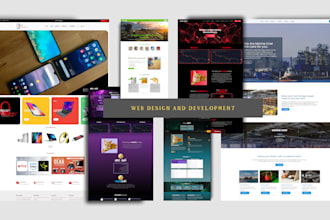 create modern and attractive website design