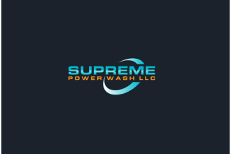 design janitorial, clean house or commercial cleaning unique logo