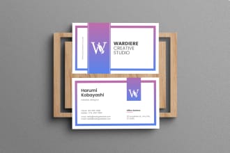 do unique visiting card, business card design