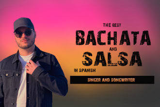 be your male singer and songwriter bachata in spanish