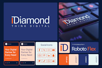 do business logo and brand identity with complete branding kit
