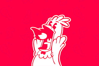 design the best vintage retro cartoon mascot