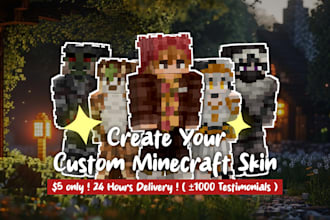 create your custom minecraft skin