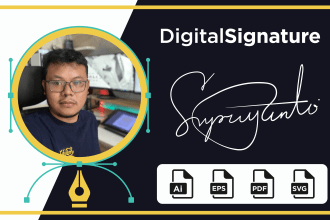 do convert your signature to digital vector format