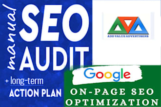 create a SEO audit report and action plan