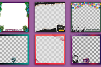 professional 360 photo booth overlays