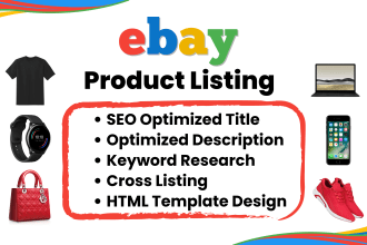 do ebay listing, ebay product listing, ebay seo listing, ebay lister