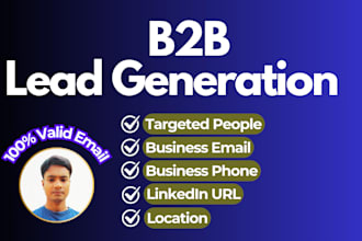 b2b lead generation, linkedin data collection, email collection, email address