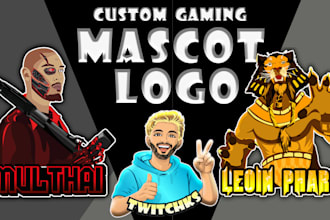 design custom gaming mascot logo for esports team