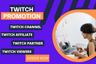 do twitch channel promotion for your twitch channel to affiliated and partner
