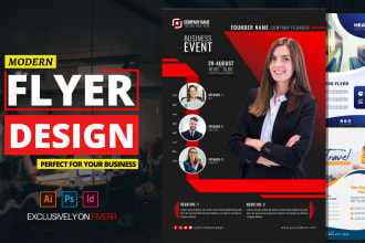 create professional flyer design in just 4 hours
