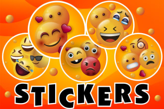 create whatsapp and telegram stickers for you