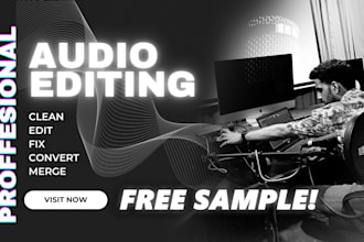 remove noise edit clean fix your audio