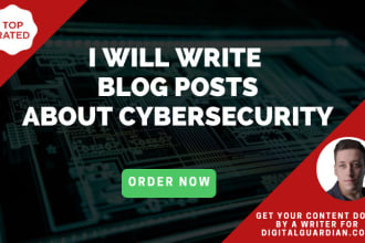 write your cybersecurity articles or blog posts