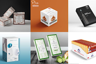 product packaging and any type box design