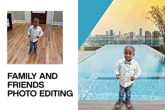 edit fix retouch family friend photo image
