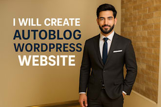 create  autoblog wordpress websites