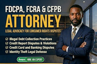 be your fdcpa, fcra and cfpb attorney