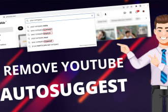 remove negative or any youtube suggestion