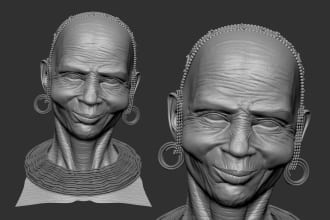 sculpt high quality 3d model for 3d printing