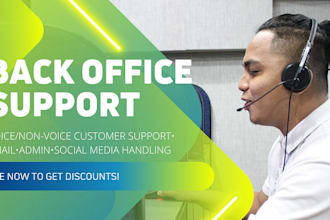 be your full time back office assistant