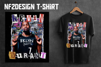 design a crazy vintage old school 90s rap t shirt for you