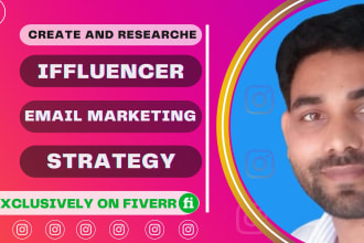 research and find  instagram influencer email list