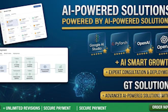 develop ai powered websites using python