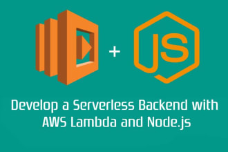 develop serverless node and deploy on AWS lambda function