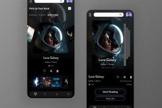 design android or ios mobile app UI