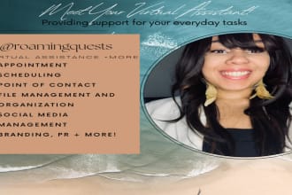 handle administrative tasks and data entry as your strategic virtual assistant
