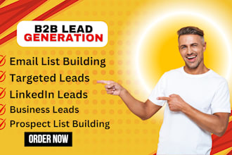do b2b lead generation by linkedin sales and directory site