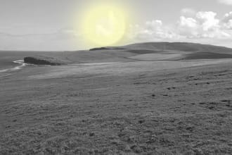 show you the sun behind