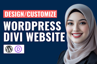 design, redesign, customize wordpress divi website by divi theme or divi builder