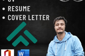 write and upgrade your resume, CV, and cover letter