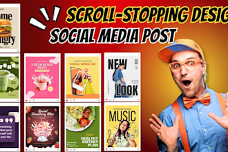 design 20 instagram posts facebook posts social media posts