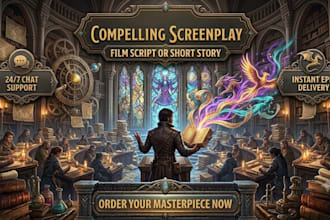 write a compelling screenplay, movie script, or short film