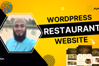 develop restaurant website in wordpress