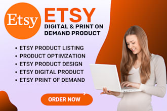 setup etsy store design etsy digital products setup etsy pod do etsy listing seo