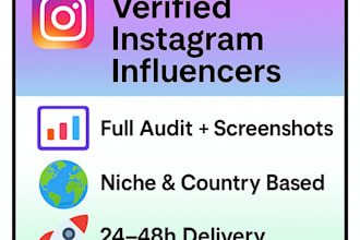 find verified instagram influencers with audit
